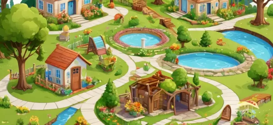 Ландшафтный дизайн для семейных участков: идеи для игр и отдыха детей