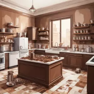 Кофейные и шоколадные оттенки в отделке: согреваем интерьер