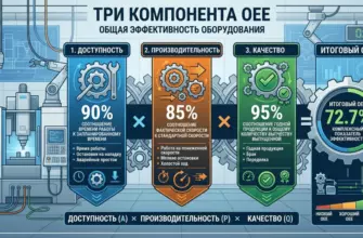 Автоматический расчёт OEE: как превратить данные оборудования в инструмент роста производительности
