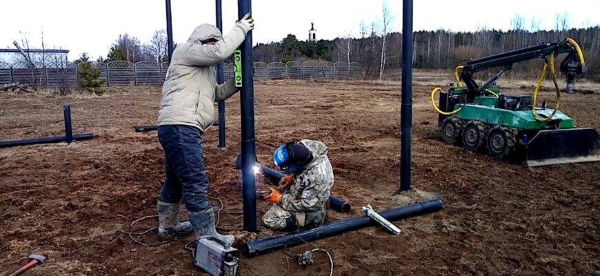 Механизированный монтаж винтовых свай: преимущества и недостатки